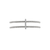 FOPE 18ct White Gold Prima Flex-It 0.17ct Diamond Bracelet 74008BX_BB_B_XBX