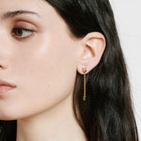FOPE 18ct Yellow Gold Aria 0.09ct Diamond Drop Earrings 89003OX_BB_G_XGX_000