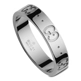 Gucci Icon 18ct White Gold Ring YBC073230002