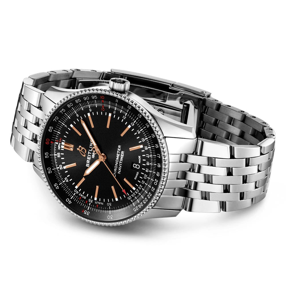Breitling Navitimer 41mm Black Dial Automatic Gents Watch A17326241B1A