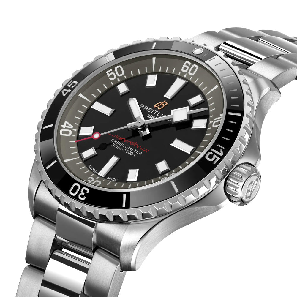 Breitling Superocean Limited Edition 42mm Black Dial Automatic Gents Watch A173757A1B1A1