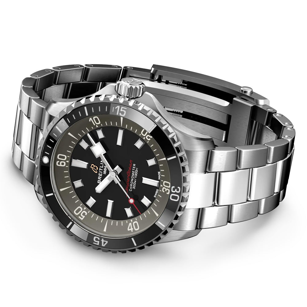 Breitling Superocean Limited Edition 42mm Black Dial Automatic Gents Watch A173757A1B1A1