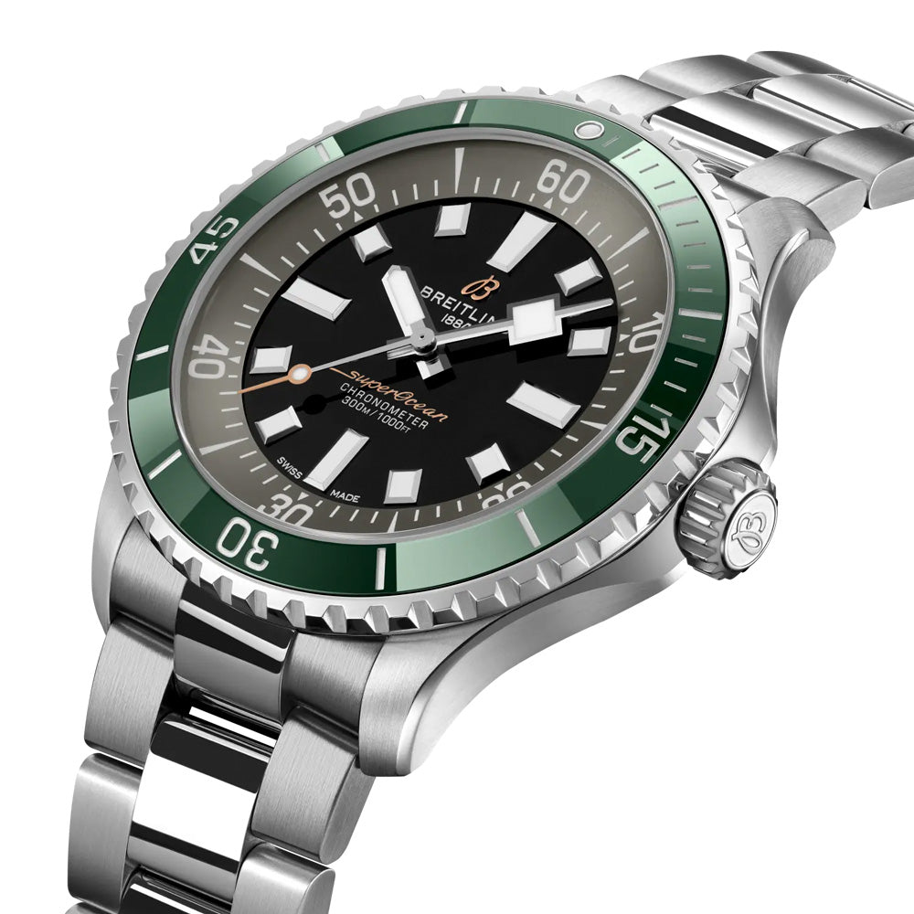 Breitling Superocean UK Limited Edition 44mm Black Dial Automatic Gents Watch A173762B1B2A1