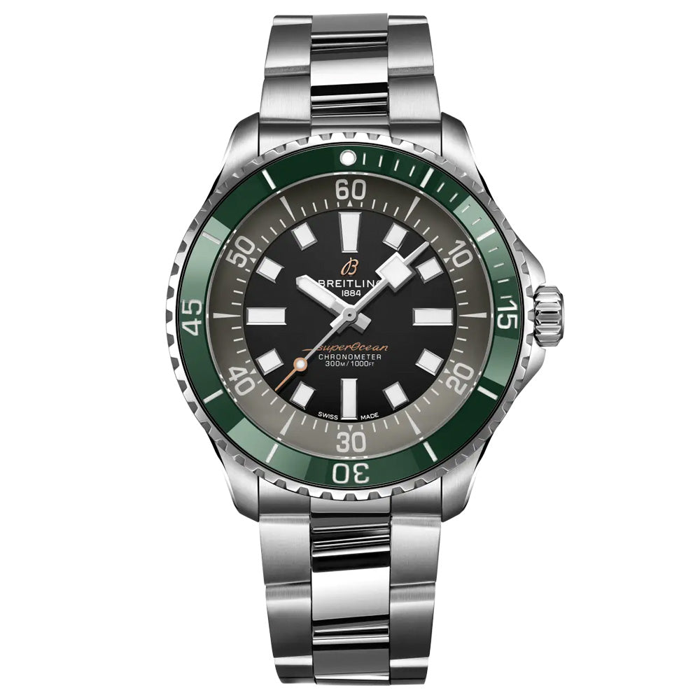 Breitling Superocean UK Limited Edition 44mm Black Dial Automatic Gents Watch A173762B1B2A1