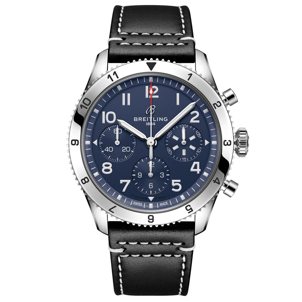 Breitling Classic AVI Tribute To Vought F4U Corsair 42mm Blue Dial Automatic Chronograph Gents Watch A233801A1C1X1