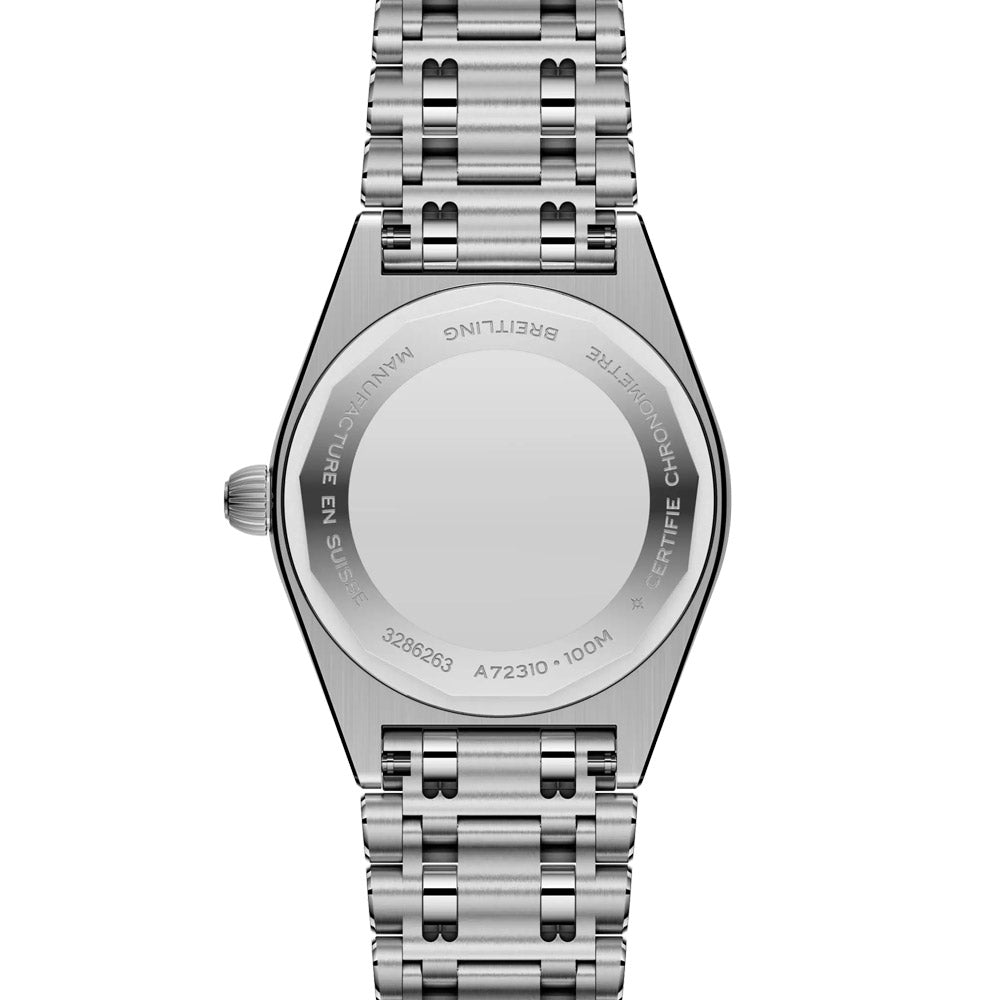 aaamt☆ Breitling Chronomat 28mm Black MOP Dial Quartz Ladies Watch A72310531G