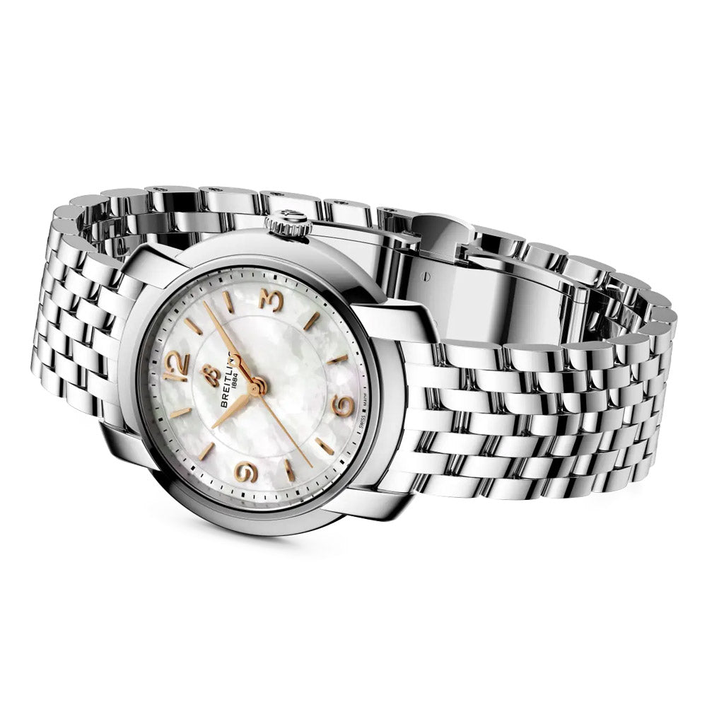 Breitling Lady Premier 32mm MOP Dial Ladies Quartz Watch A77330121A2A1