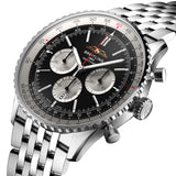 Breitling Navitimer B01 Chronograph 46mm Black Dial Automatic Gents Watch AB0137211B1A1