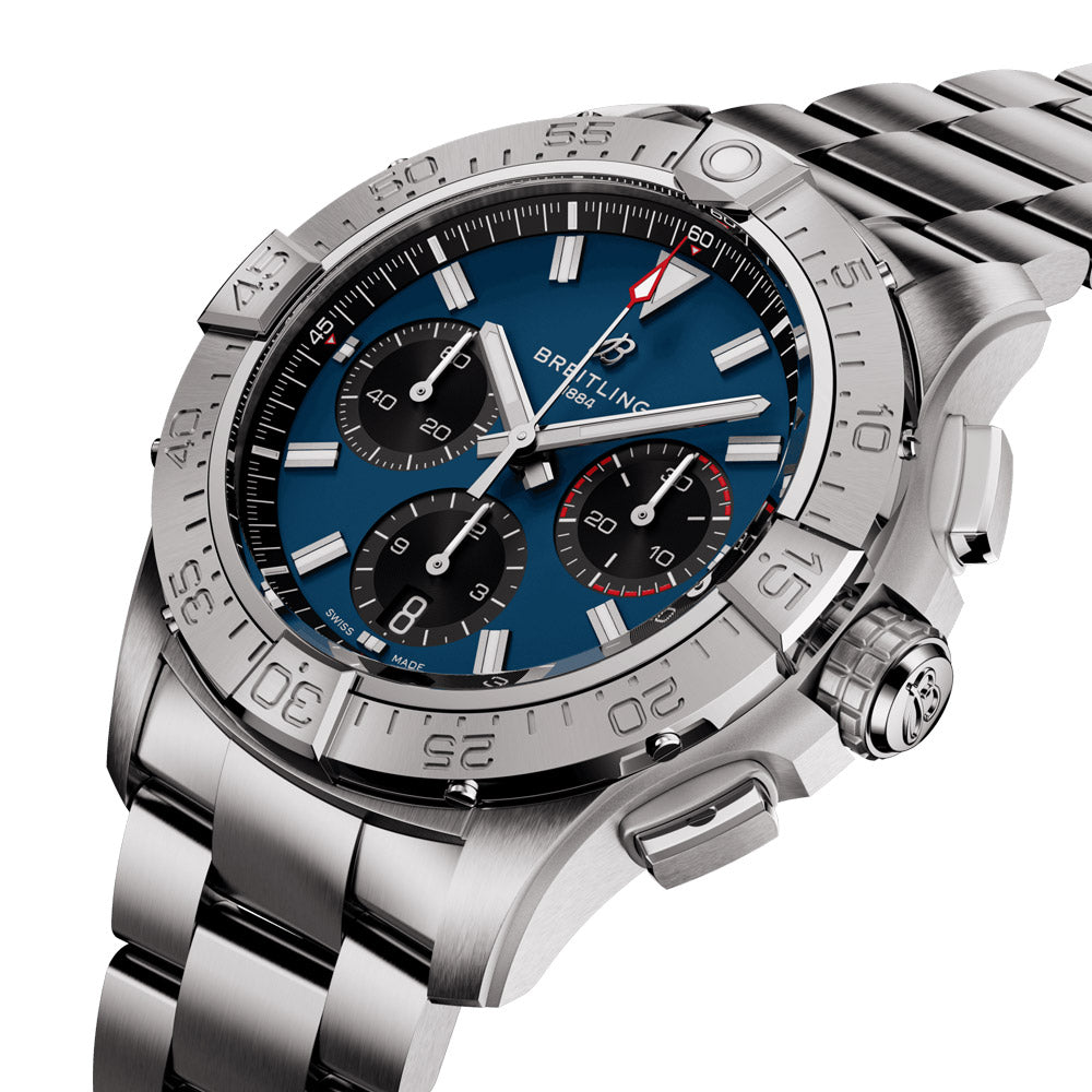 Breitling Avenger B01 Chronograph 42mm Blue Dial Automatic Gents Watch AB0146101C1A1
