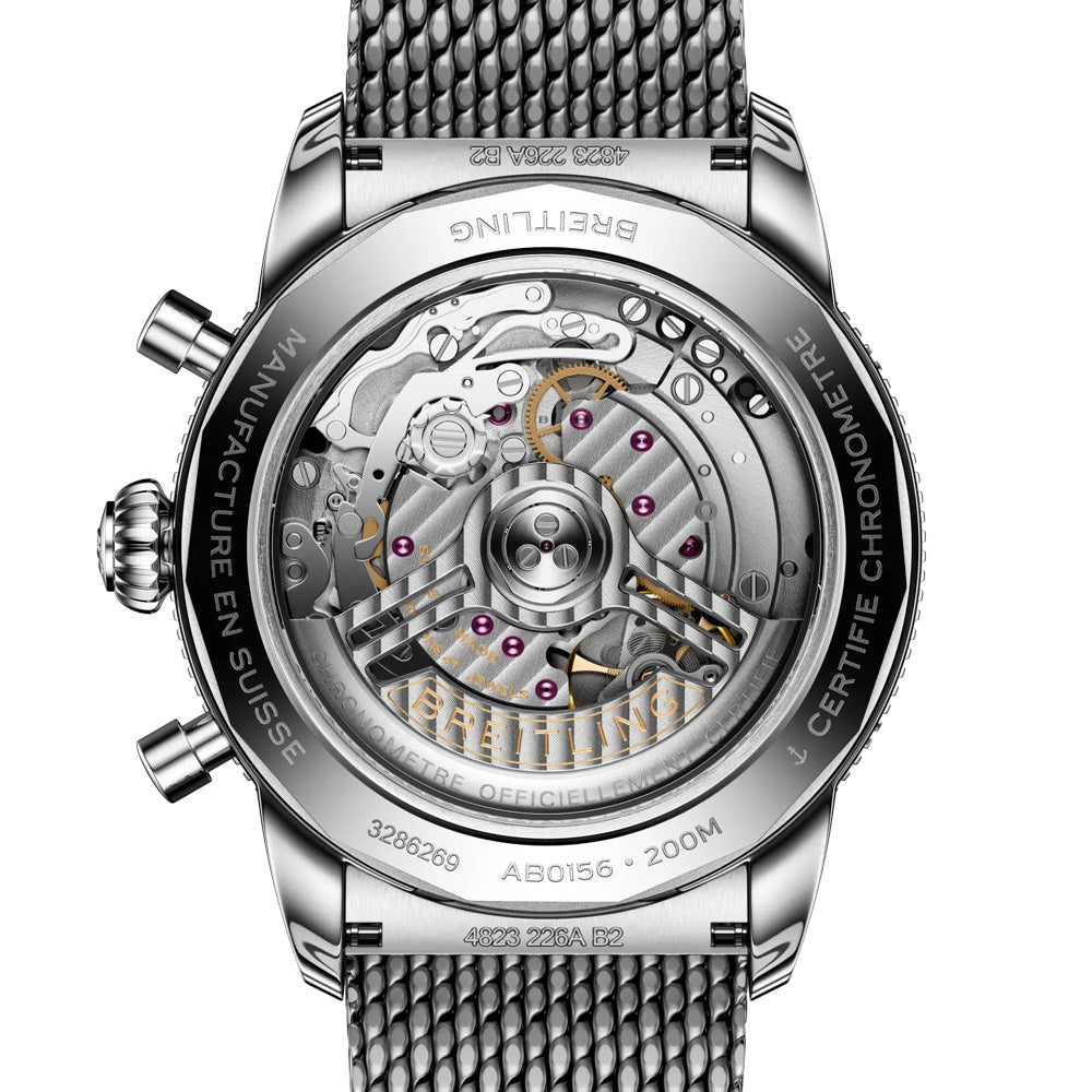 Breitling Superocean Heritage B01 Chronograph 42mm UK Special Edition Black Dial Automatic Gents Watch AB0156241B1A1