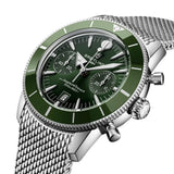 Breitling Superocean Heritage B01 Chronograph 42mm Green Dial Automatic Gents Watch AB0156361L1A1