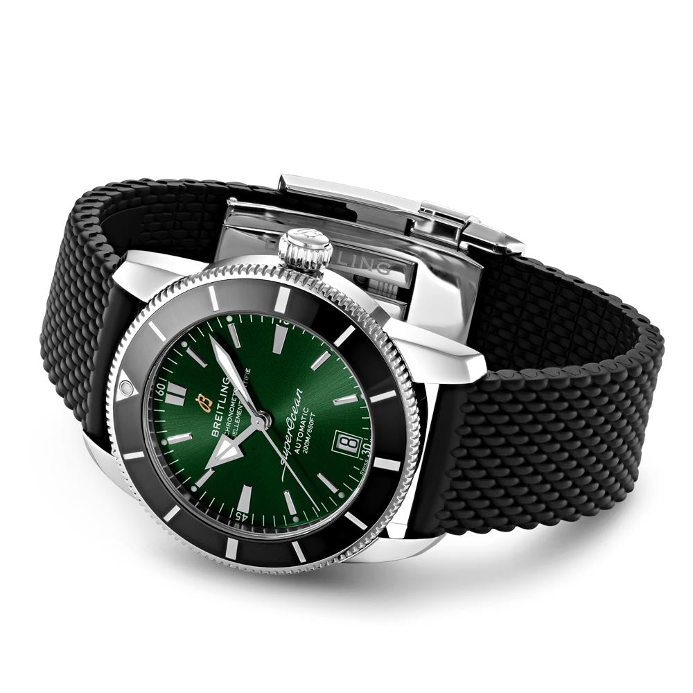 Breitling Superocean Heritage B20 42mm Green Dial Automatic Gents Watch AB2010121L1S1