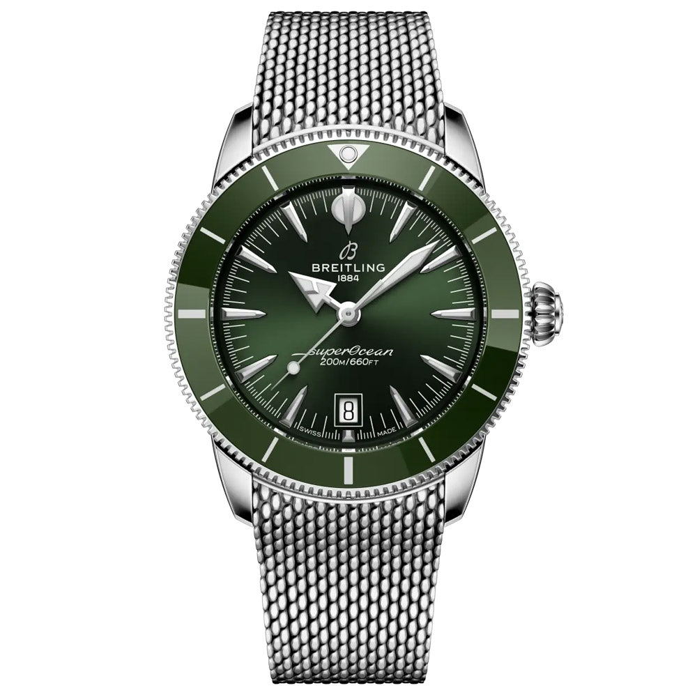Breitling Superocean Heritage B31 42mm Green Dial Automatic Gents Watch AB3111361L1A1