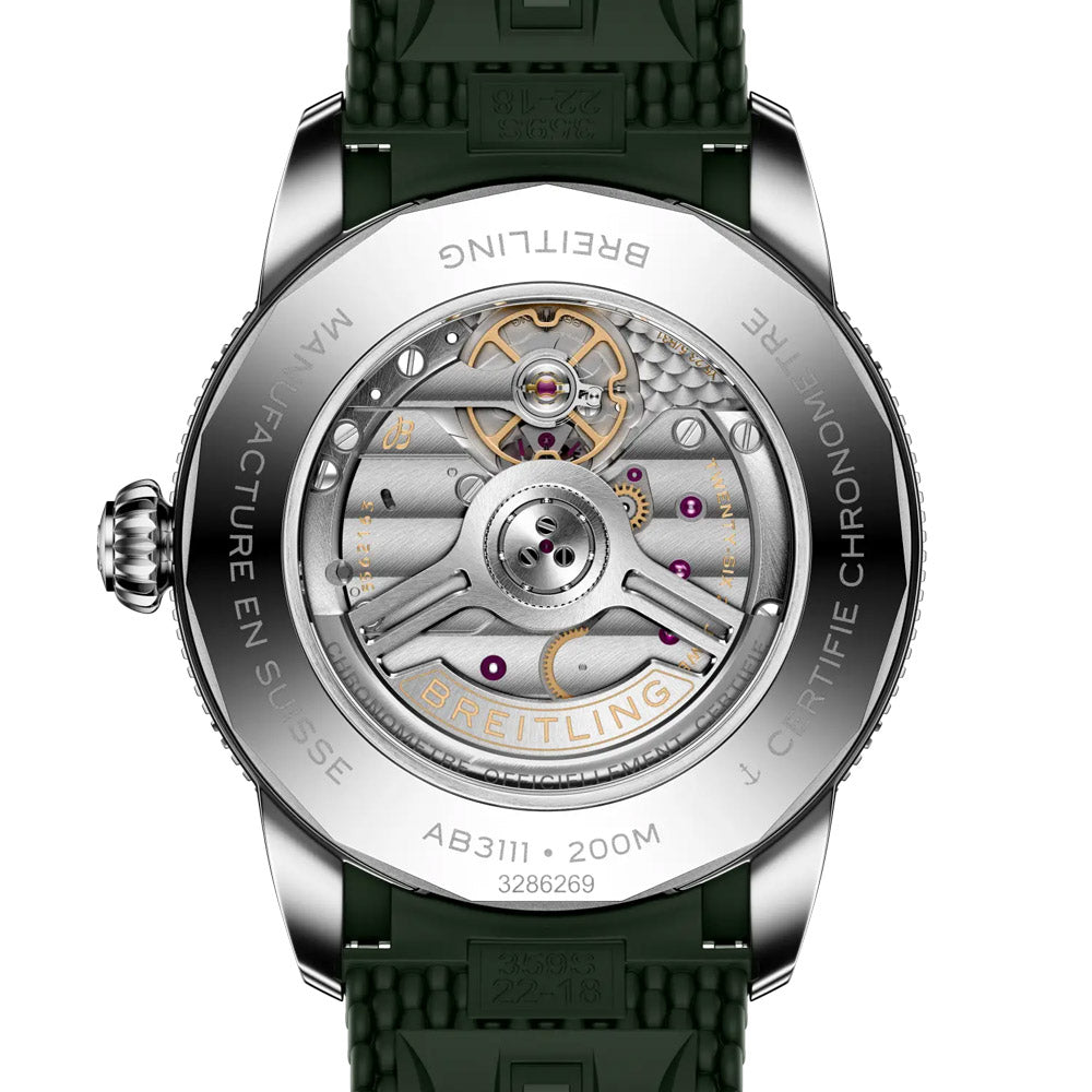 Breitling Superocean Heritage B31 42mm Green Dial Automatic Gents Watch AB3111361L1S1