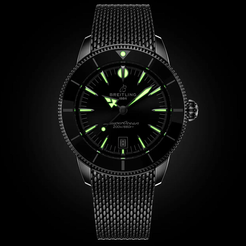 Breitling Superocean Heritage B31 44mm Black Dial Automatic Gents Watch AB3112241B1A1