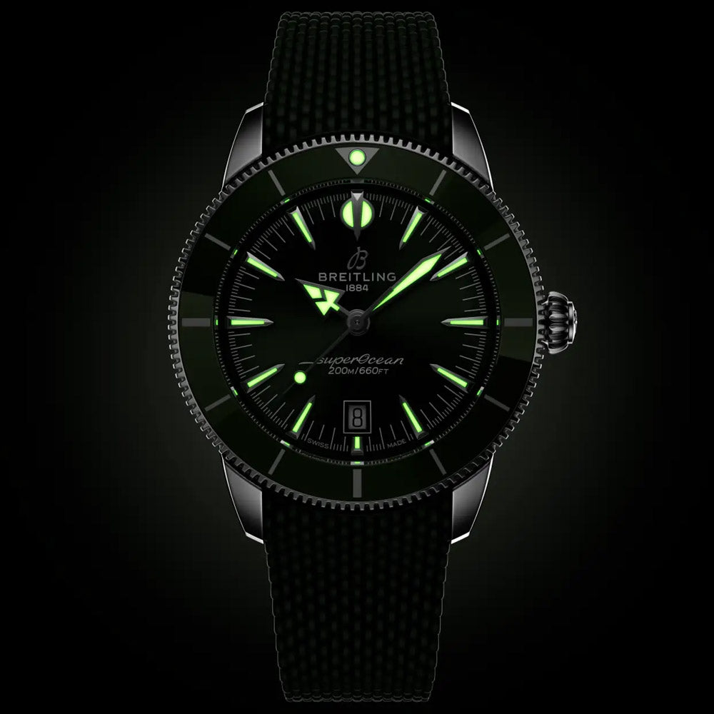 Breitling Superocean Heritage B31 44mm Green Dial Automatic Gents Watch AB3112361L1S1
