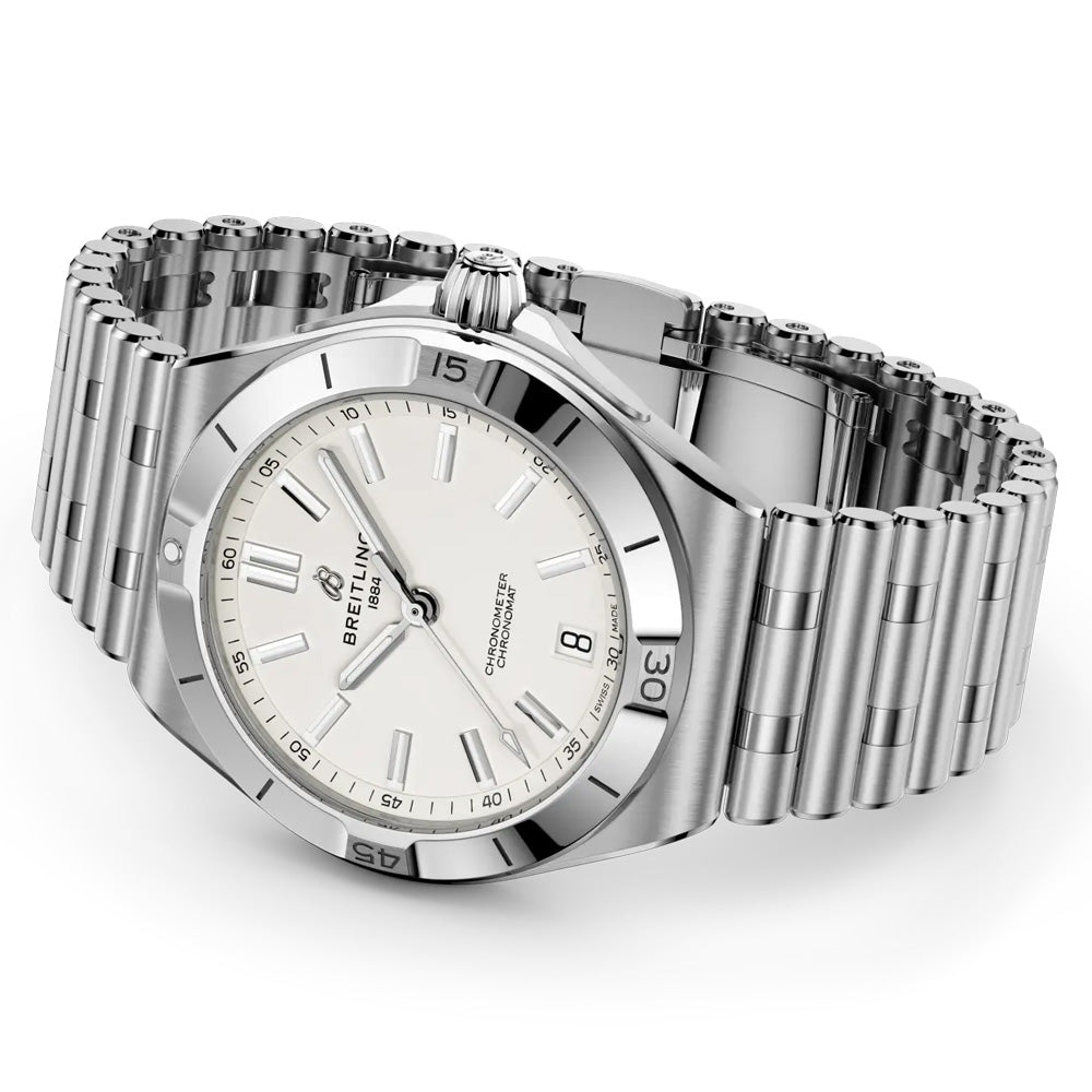 Breitling Chronomat B31 40mm White Dial Automatic Gents Watch AB3114101A1A1