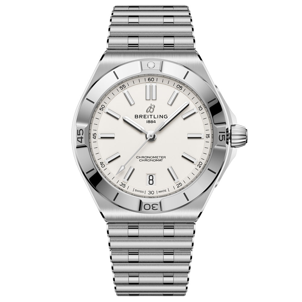 Breitling Chronomat B31 40mm White Dial Automatic Gents Watch AB3114101A1A1