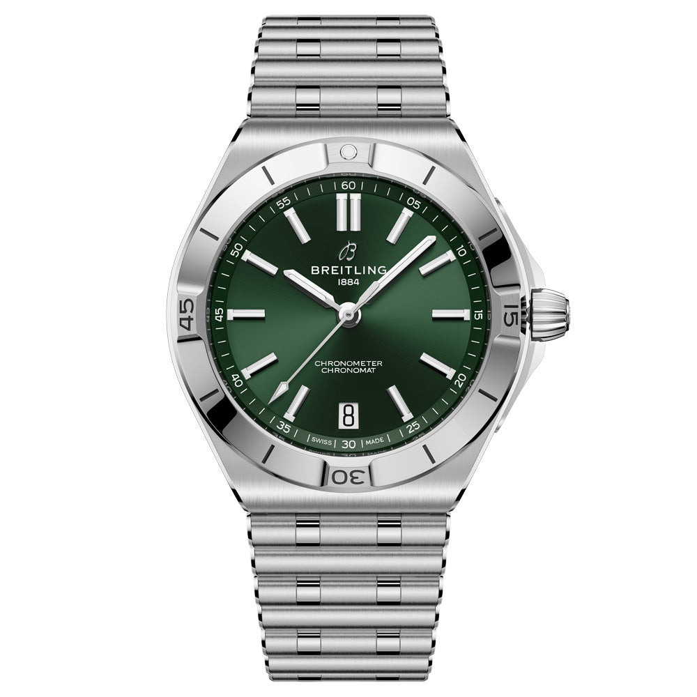 Breitling Chronomat B31 40mm Green Dial Automatic Gents Watch AB3114101L1A1