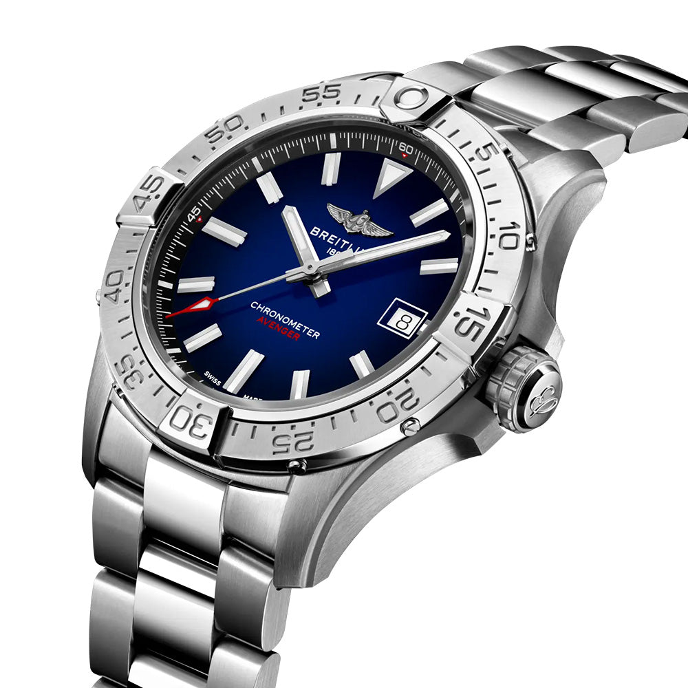 Breitling Avenger 42mm Blue Dial Automatic Gents Watch A173285B1C1A1