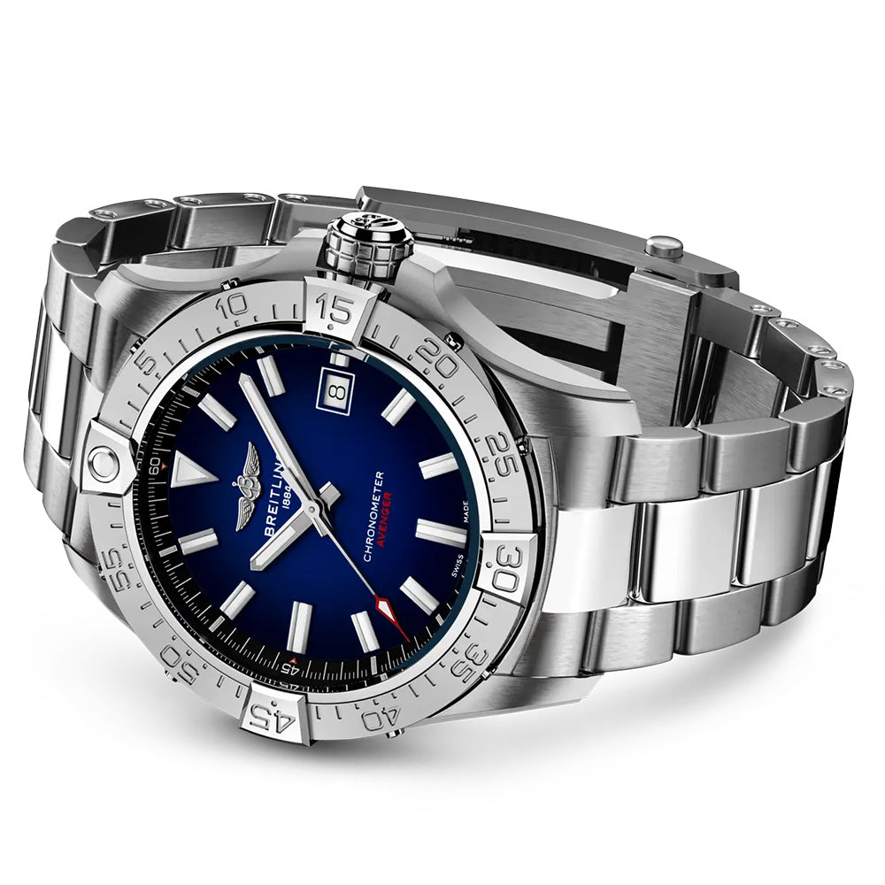 Breitling Avenger 42mm Blue Dial Automatic Gents Watch A173285B1C1A1