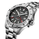Breitling Avenger 44mm GMT UK Edition Anthracite Dial Automatic Gents Watch A323203B1B1A1
