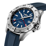 Breitling Avenger 44mm GMT UK Edition Blue Dial Automatic Gents Watch A323203B1C1S1