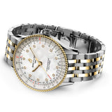 Breitling Navitimer 36mm MOP Dial 18ct Gold and Steel Automatic Ladies Watch D173271A1A1D1