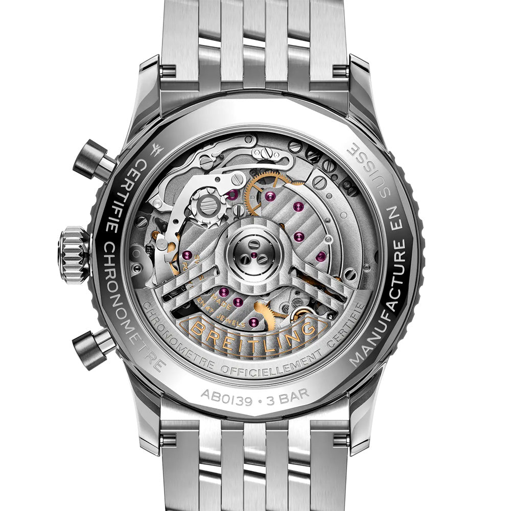 Breitling Navitimer B01 Chronograph 41mm White Dial Automatic Gents Watch AB0139A71G1A1