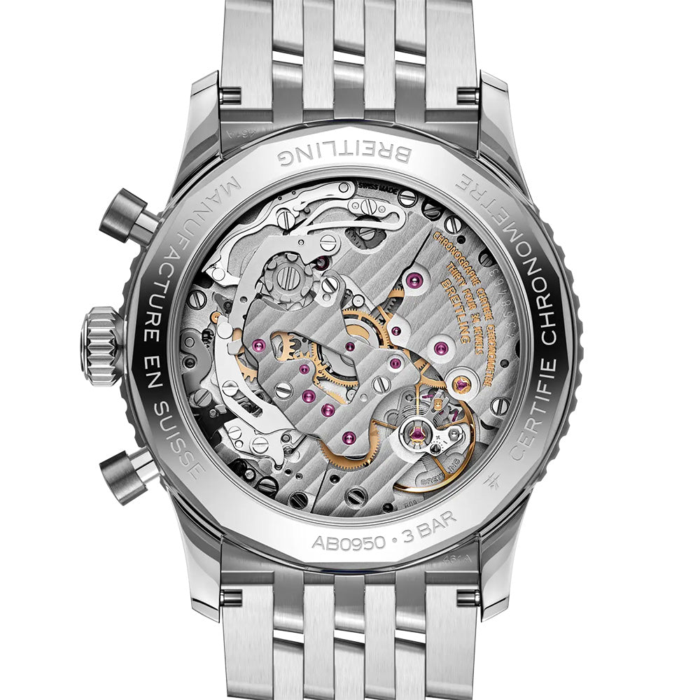 Breitling Navitimer B09 Chronograph 41mm Black Dial Manual Wound Gents Watch AB0950211B1A1