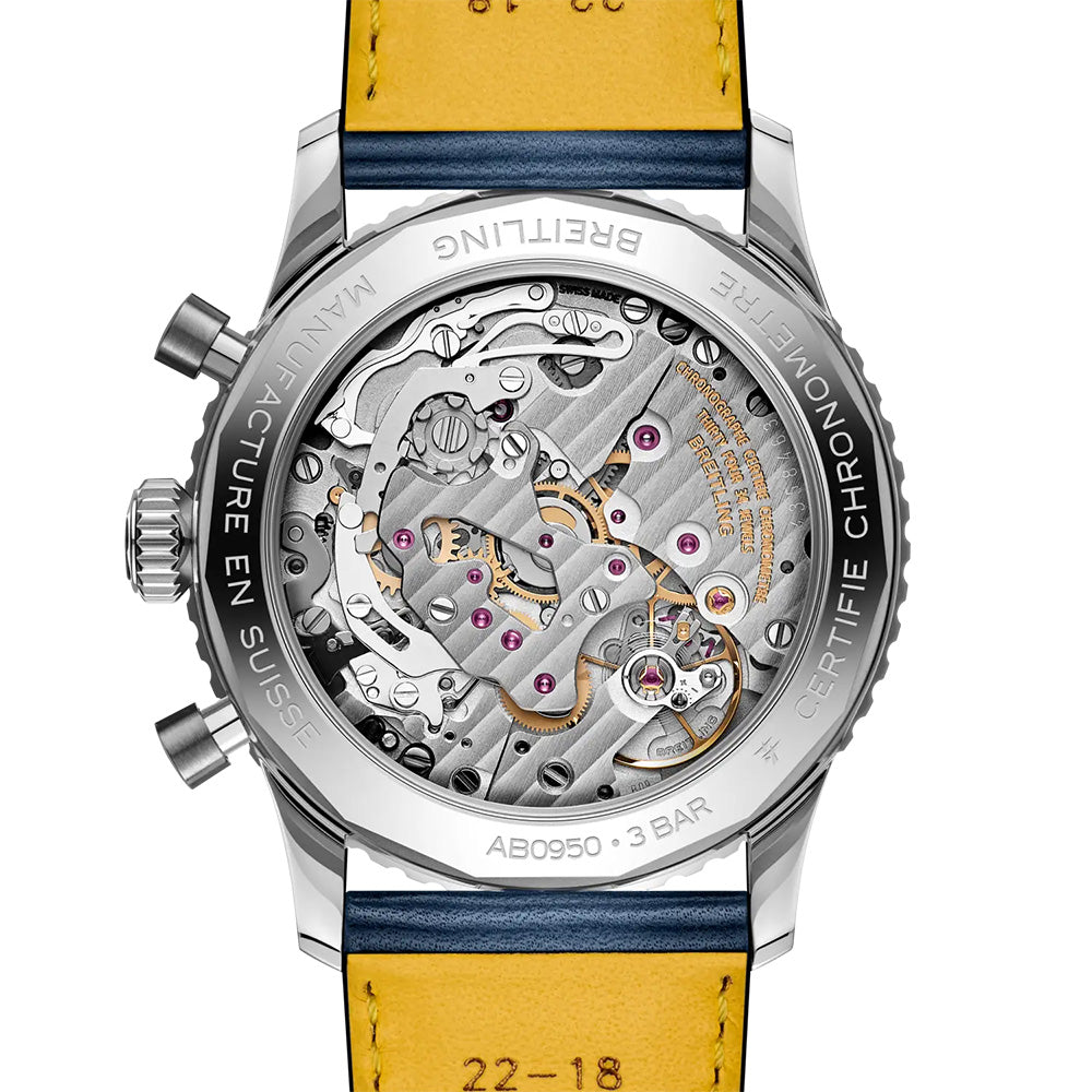 Breitling Navitimer B09 Chronograph 41mm Blue Dial Manual Wound Gents Watch AB0950211C1X1