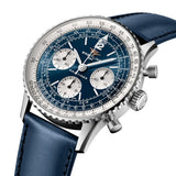 Breitling Navitimer B09 Chronograph 41mm Blue Dial Manual Wound Gents Watch AB0950211C1X1