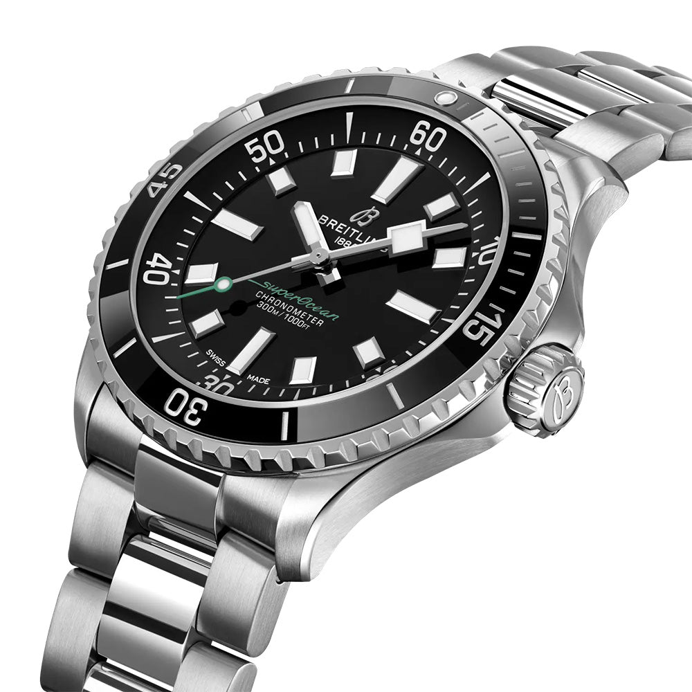Breitling Superocean Limited Edition 42mm Black Dial Automatic Gents Watch A173751D1B1A1