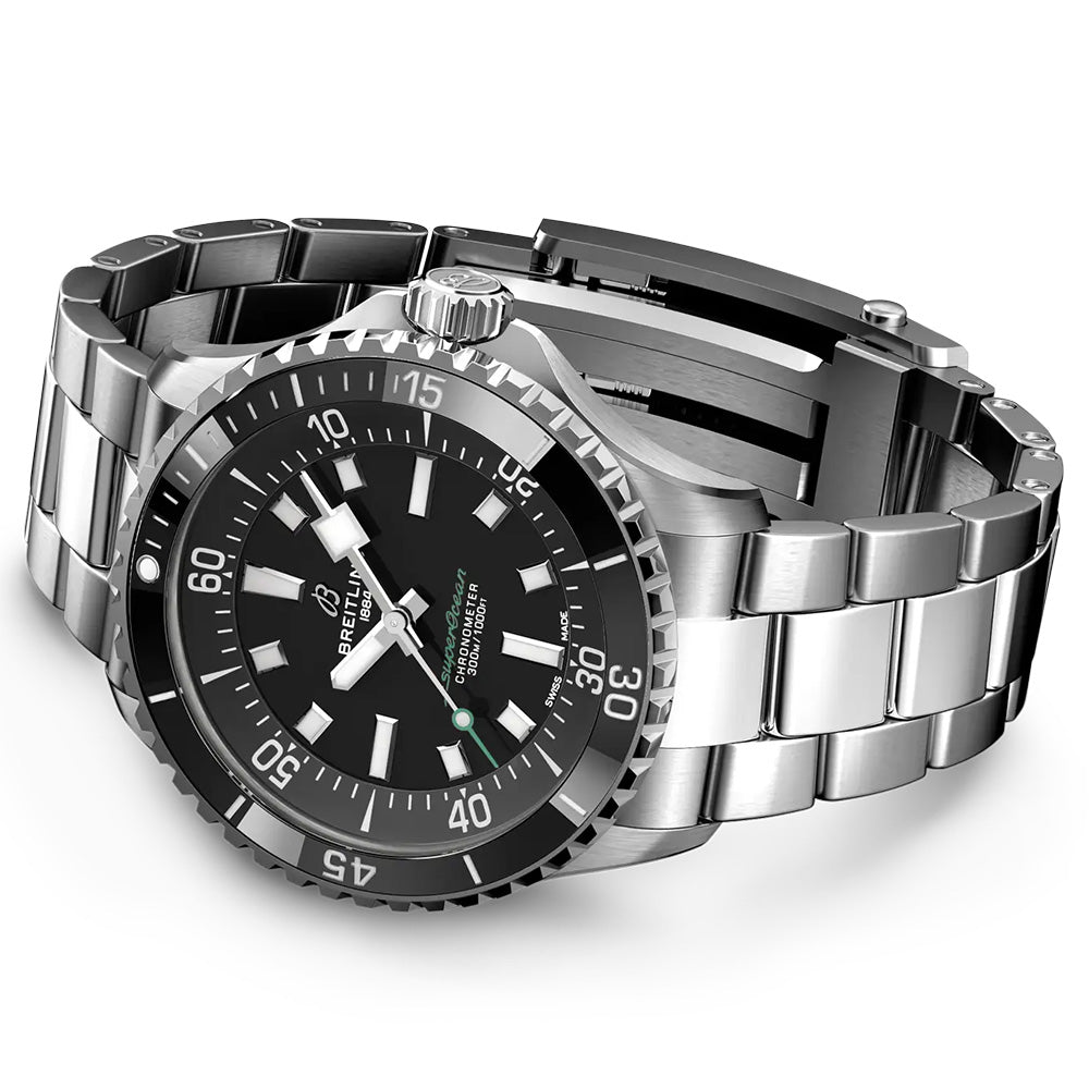 Breitling Superocean Limited Edition 42mm Black Dial Automatic Gents Watch A173751D1B1A1