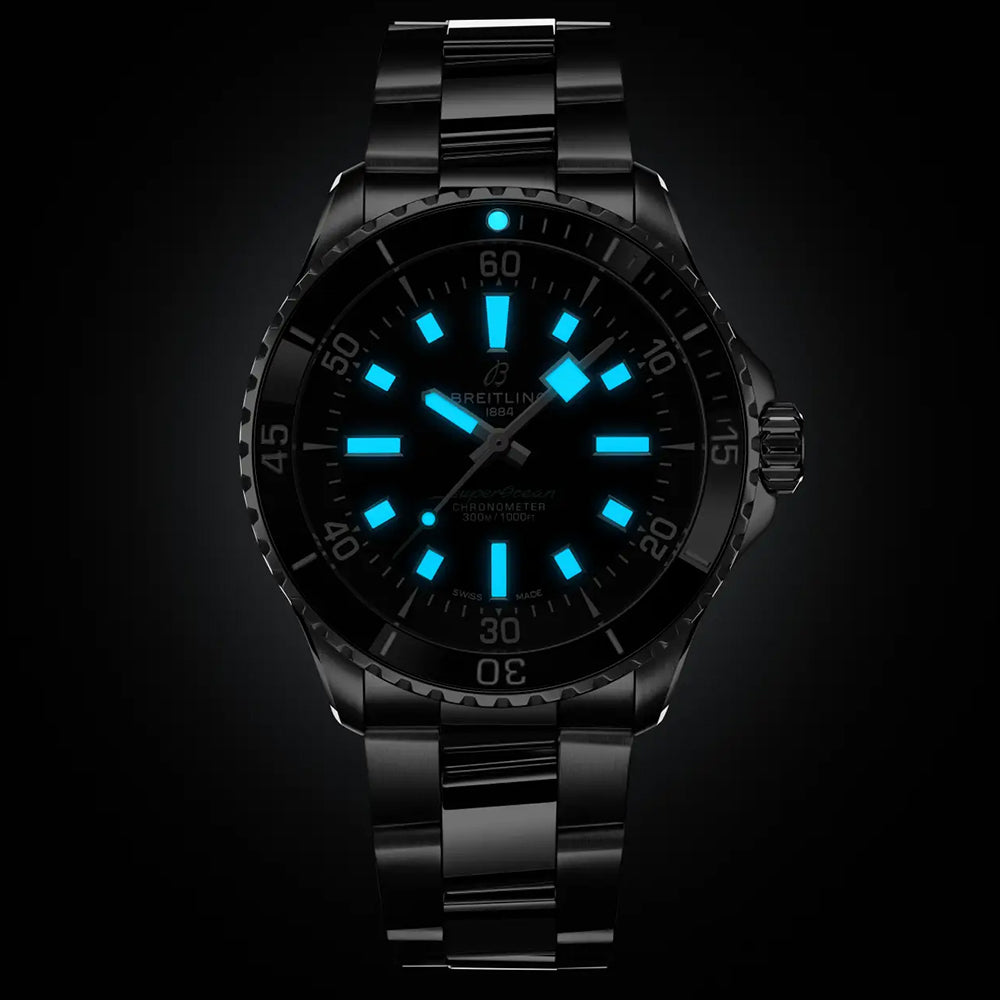 Breitling Superocean Limited Edition 42mm Black Dial Automatic Gents Watch A173751D1B1A1