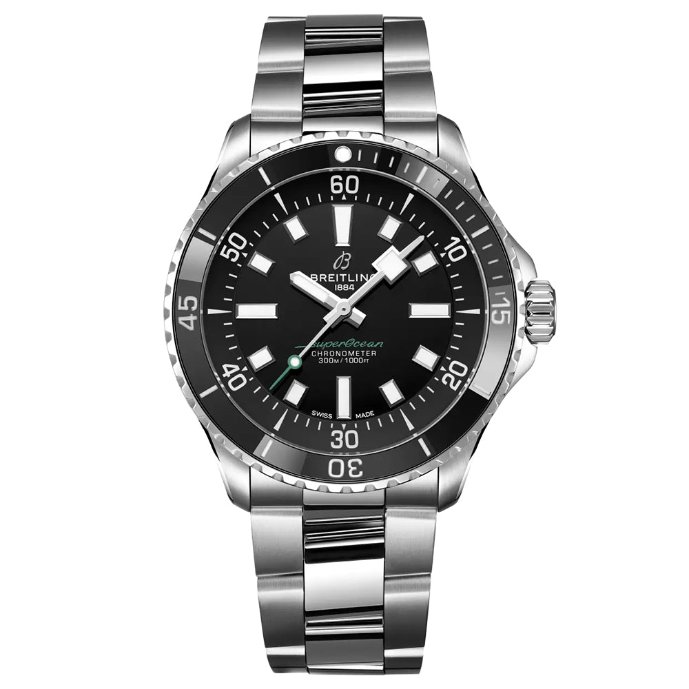 Breitling Superocean Limited Edition 42mm Black Dial Automatic Gents Watch A173751D1B1A1