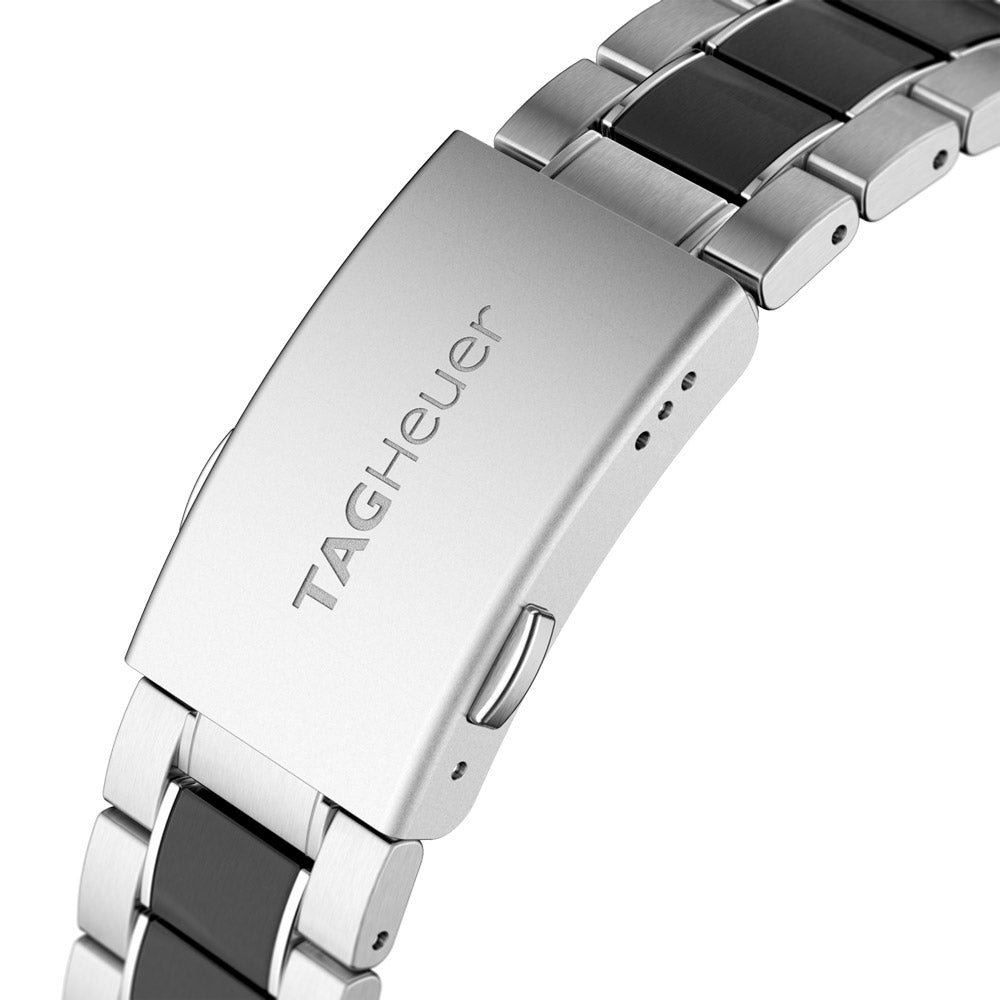 TAG Heuer Formula 1 43mm Grey Dial Steel & Ceramic Quartz Chronograph Gents Watch CAZ1011.BA0843