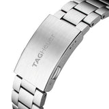 tag heuer formula 1 43mm blue dial chronograph quartz watch folding clasp image