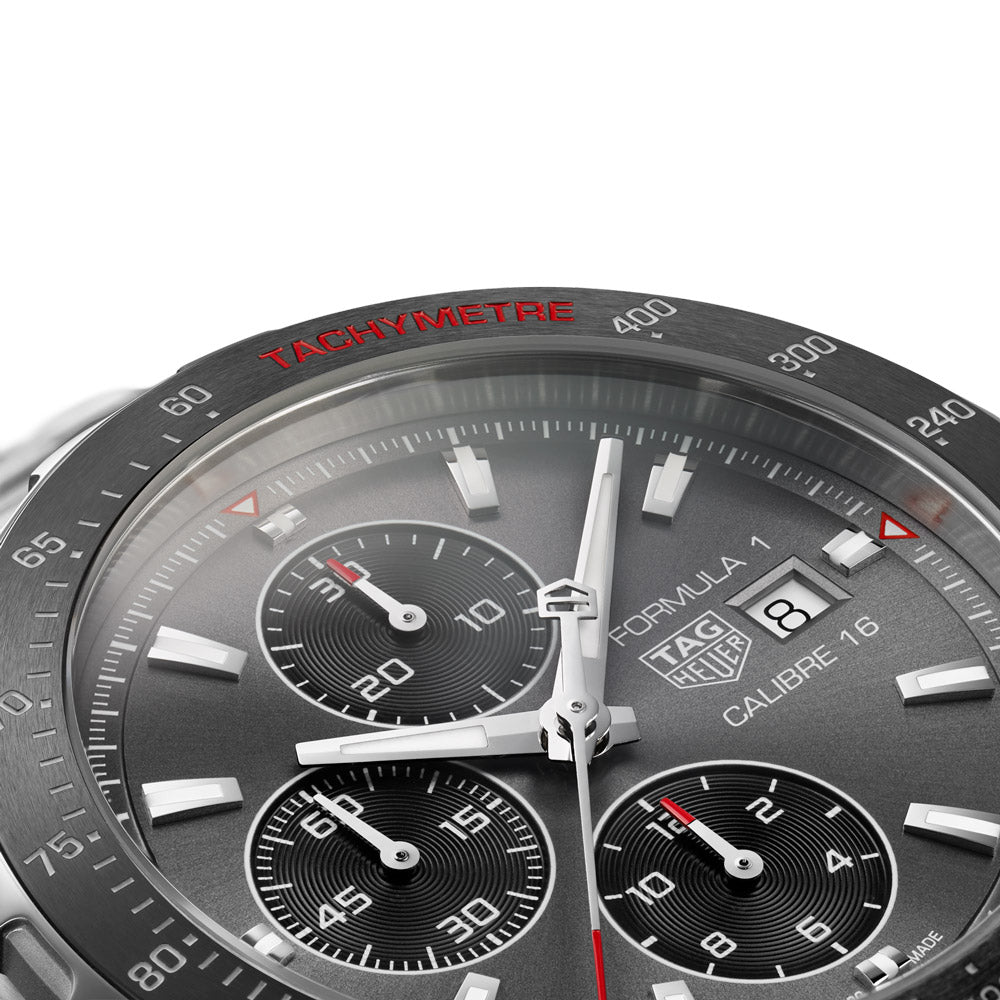 TAG Heuer Formula 1 Chronograph 44mm Grey Dial Automatic Gents Watch CAZ2012.BA0876