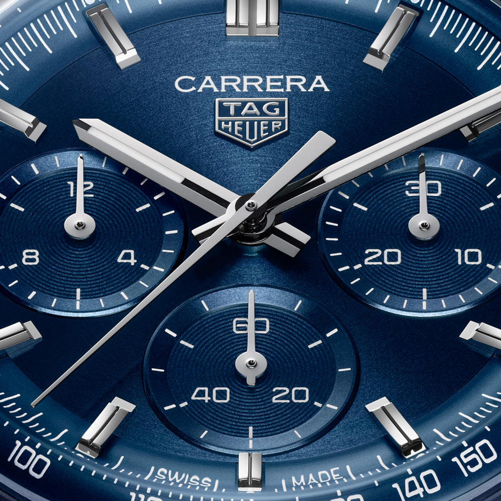 TAG Heuer Carrera 41mm Blue Dial Automatic Chronograph Gents Watch CBS2113.BA0053
