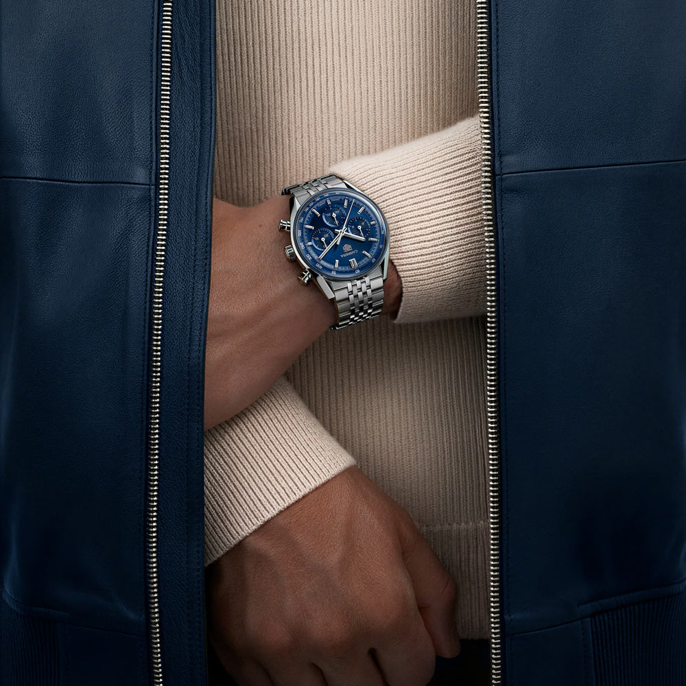 TAG Heuer Carrera 41mm Blue Dial Automatic Chronograph Gents Watch CBS2113.BA0053
