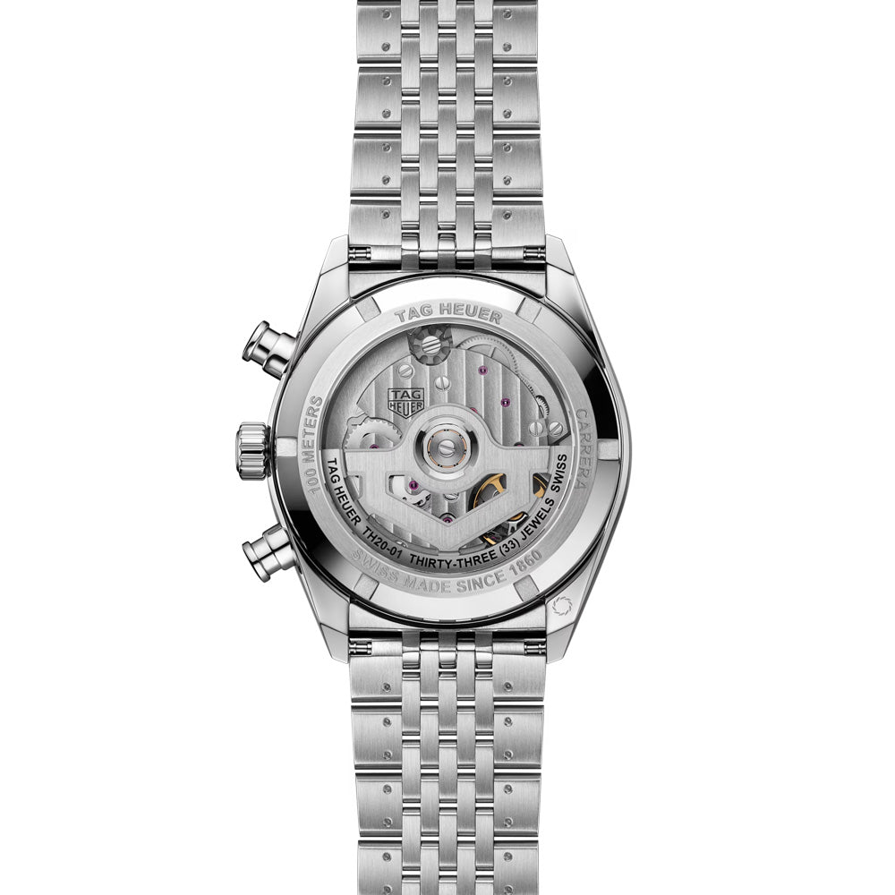 TAG Heuer Carrera 41mm Black Dial Automatic Chronograph Gents Watch CBS2114.BA0053