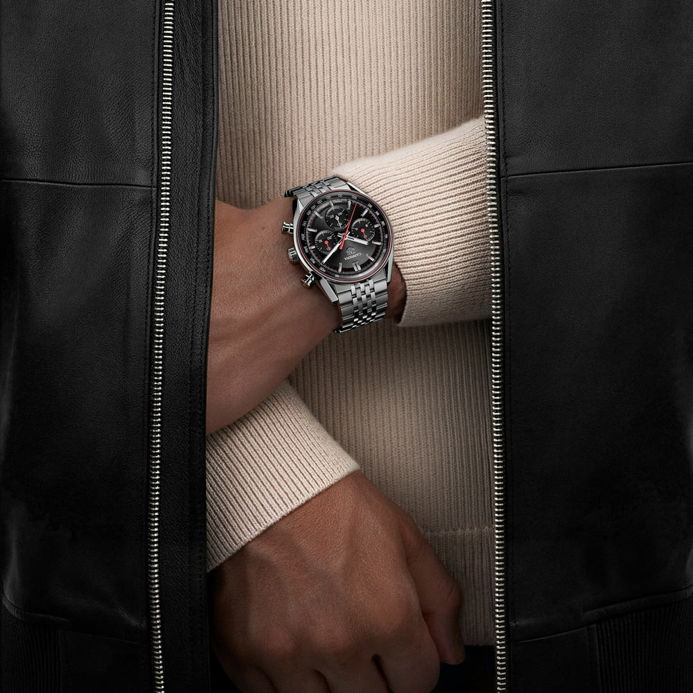 TAG Heuer Carrera 41mm Black Dial Automatic Chronograph Gents Watch CBS2114.BA0053