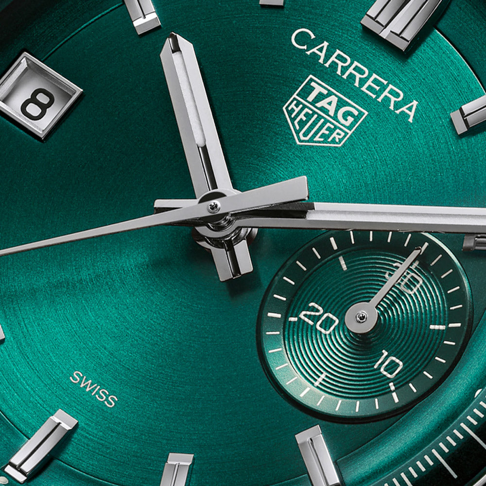 TAG Heuer Carrera Chronograph 39mm Green Dial Automatic Watch CBS2211.BA0048