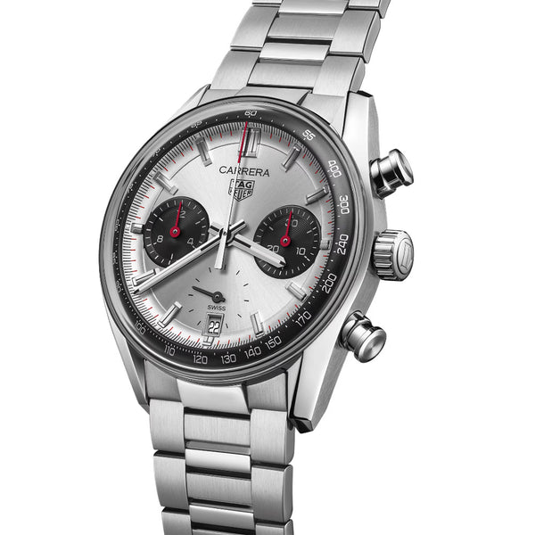 TAG Heuer Carrera 39mm Silver Dial Automatic Chronograph Gents Watch CBS2216.BA0041