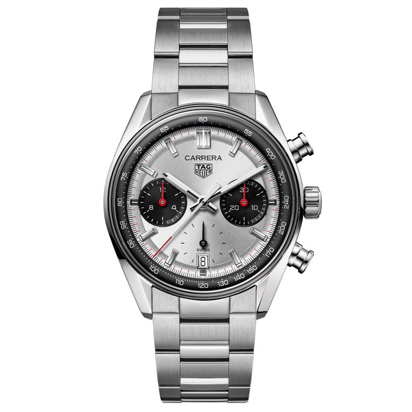 TAG Heuer Carrera 39mm Silver Dial Automatic Chronograph Gents Watch CBS2216.BA0041