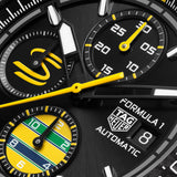 TAG Heuer Formula 1 Chronograph X Senna Special Edition 44mm Titanium Automatic Gents Watch CBZ2081.FT8092