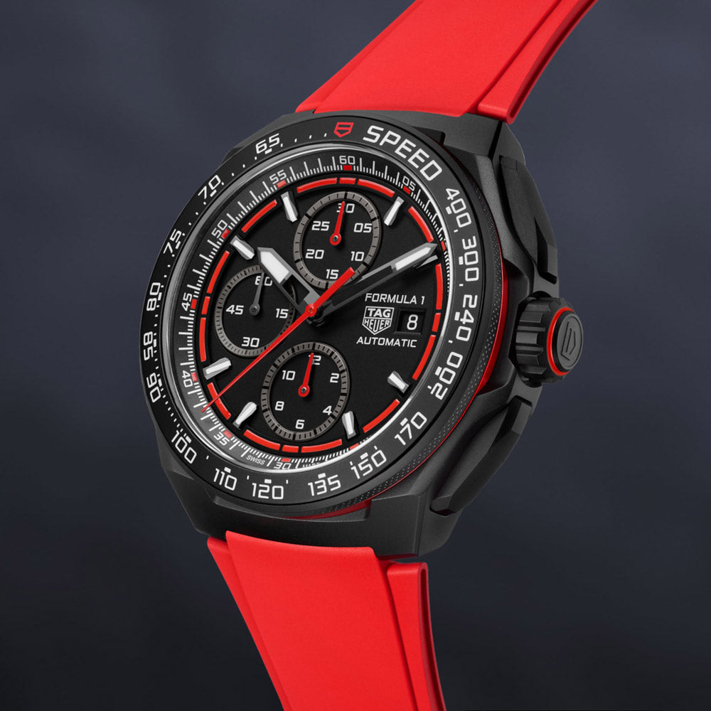 TAG Heuer Formula 1 Chronograph 44mm Black Dial Titanium Automatic Watch CBZ2085.FT8093