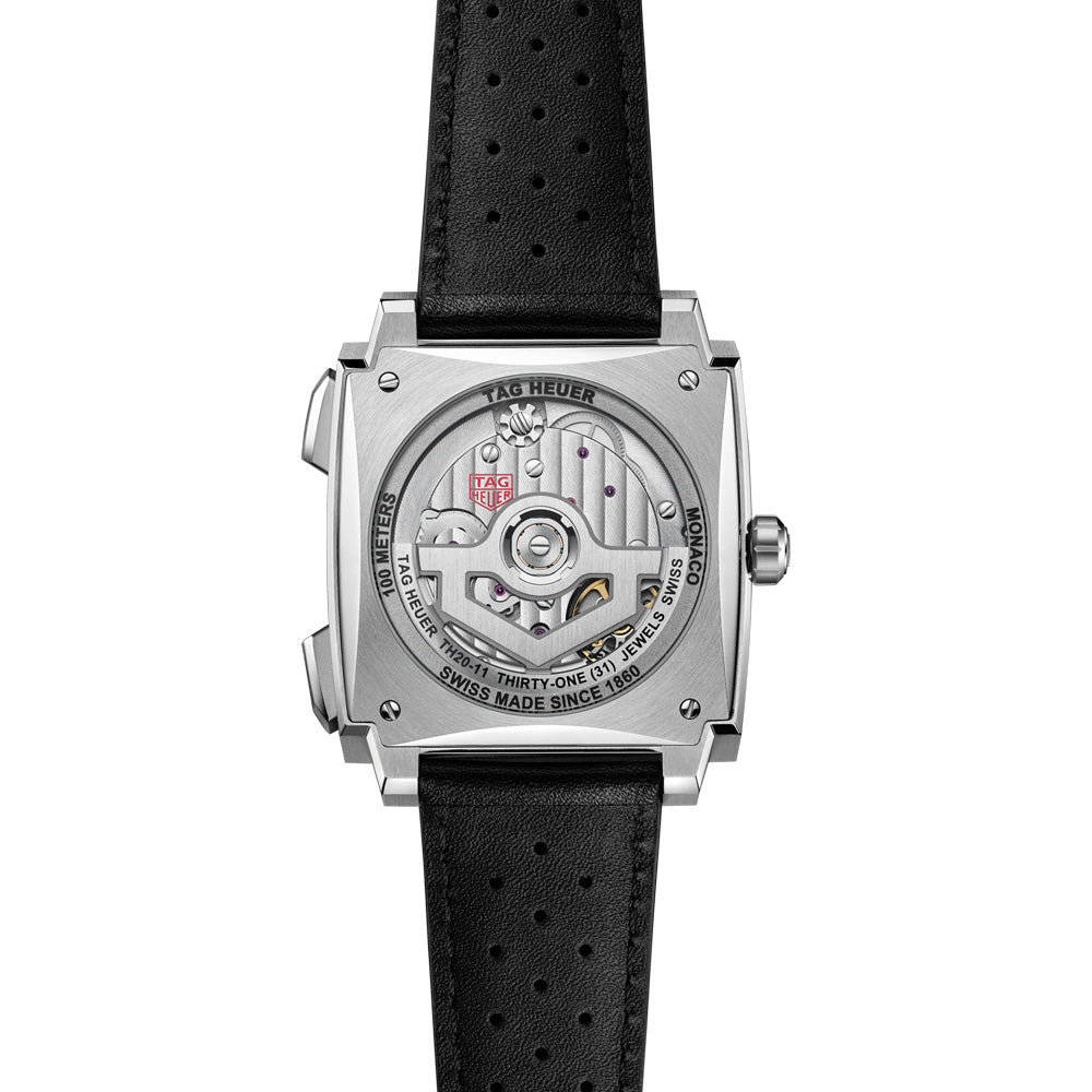 TAG Heuer Monaco 39mm Green Dial Titanium Automatic Chronograph Watch CDW2180.FC8360