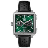 TAG Heuer Monaco 39mm Green Dial Titanium Automatic Chronograph Watch CDW2180.FC8360